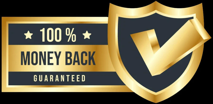 100% money back guaranteed